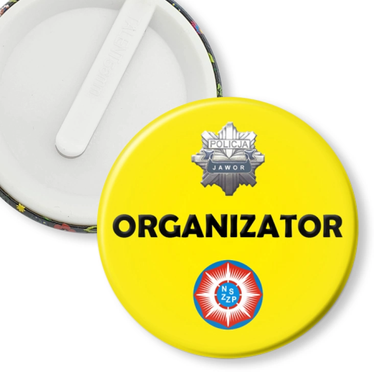 przypinka klips Organizator