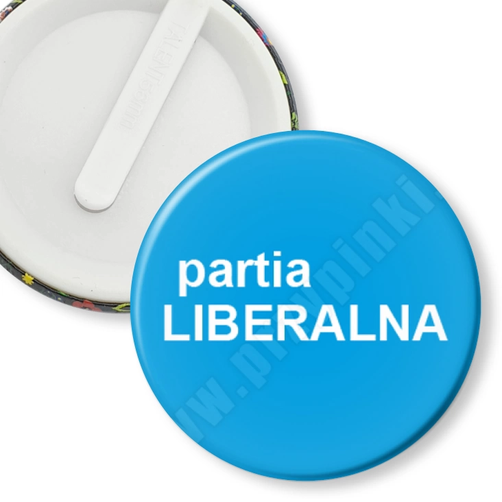 przypinka klips Partia liberalna