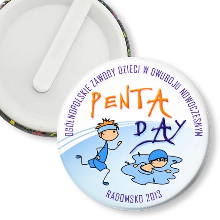 przypinka klips Penta Day