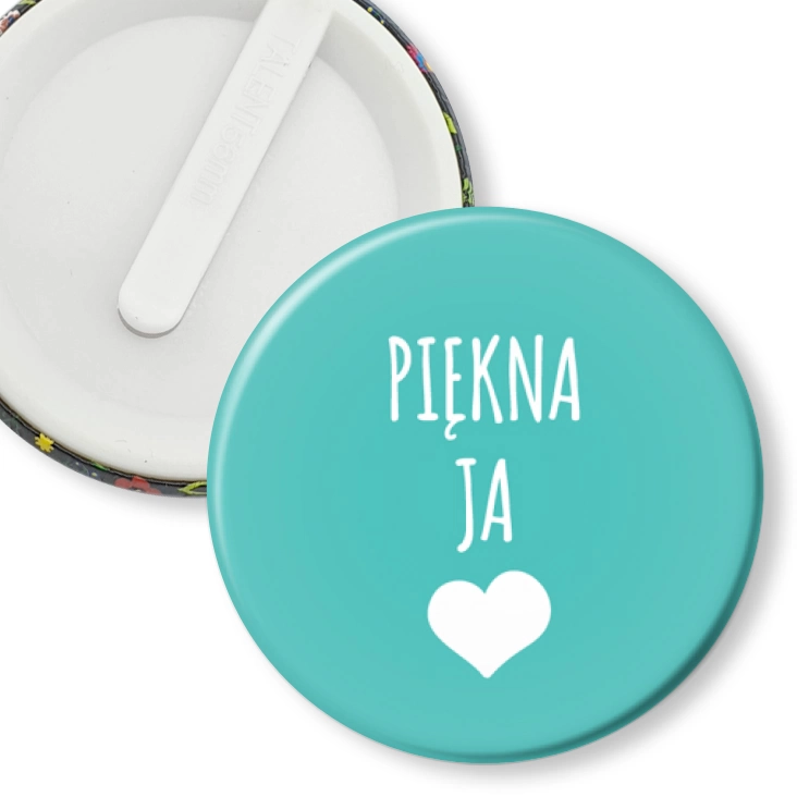 przypinka klips Piękna ja