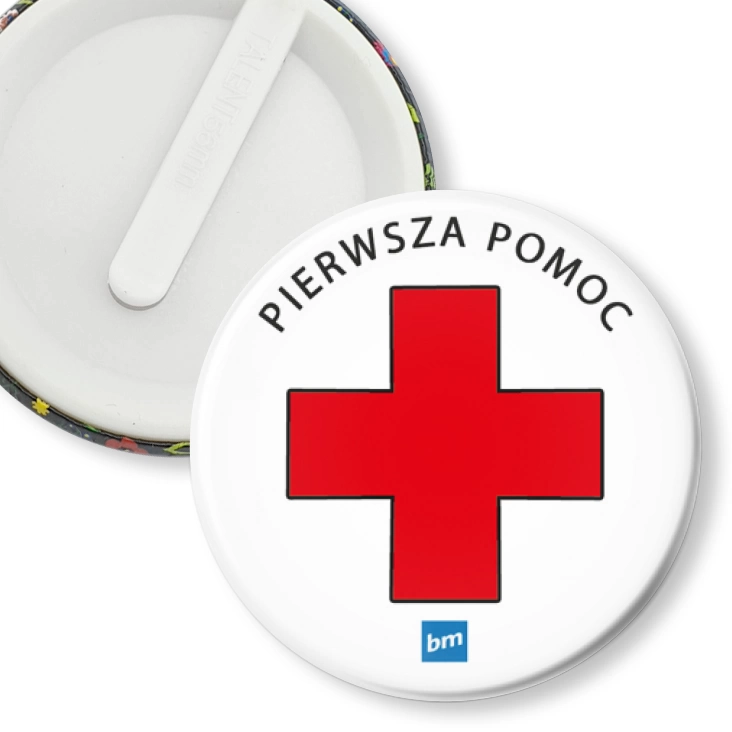 przypinka klips Pierwsza pomoc