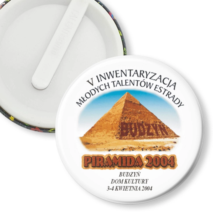 przypinka klips Piramida 2004 - Budzyń