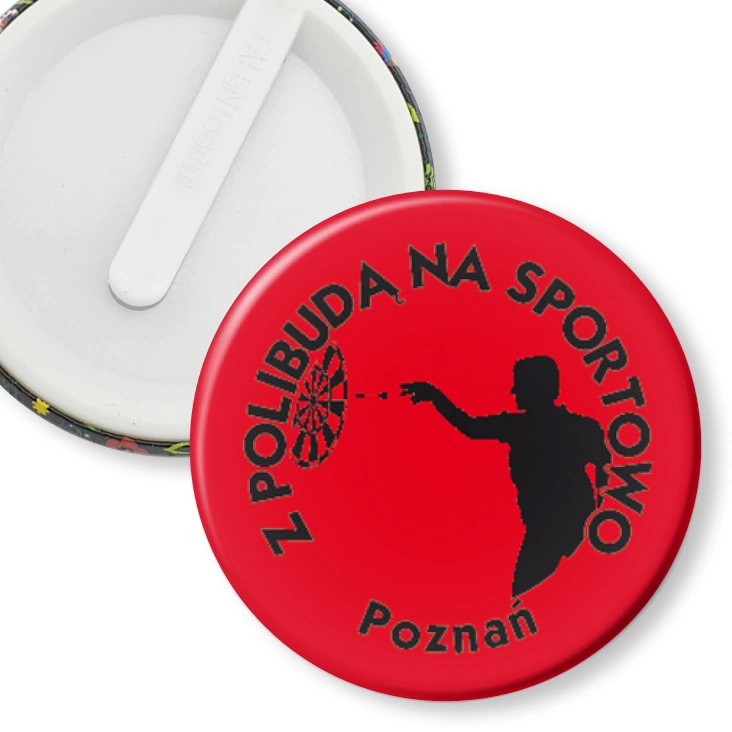 przypinka klips Politechnika Poznańska - Dart
