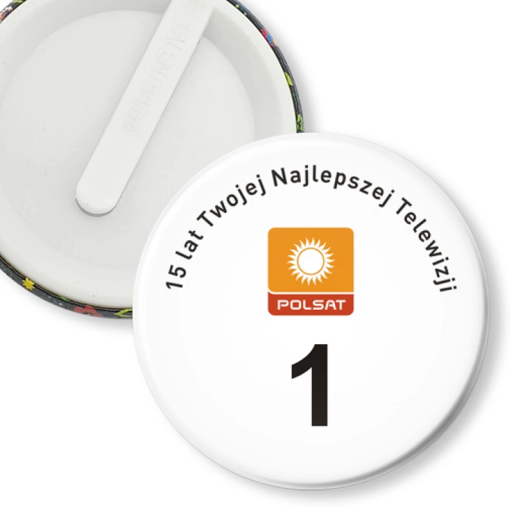 przypinka klips Polsat - Twoja najlepsza Telewizja