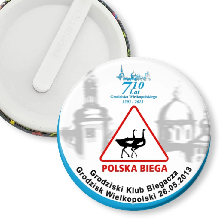 przypinka klips Polska Biega 2013