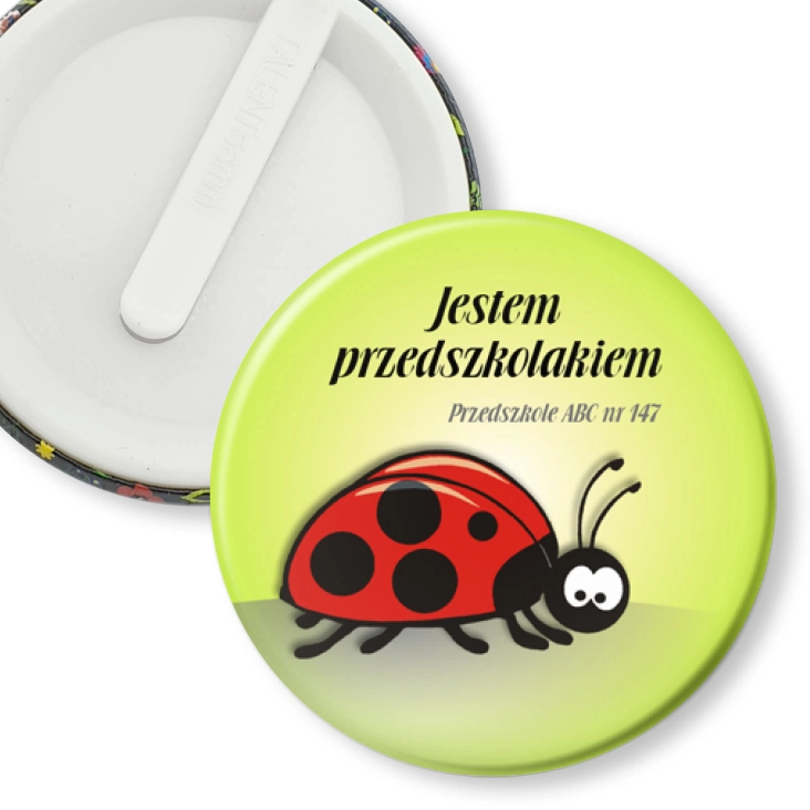przypinka klips Przedszkole ABC nr 147