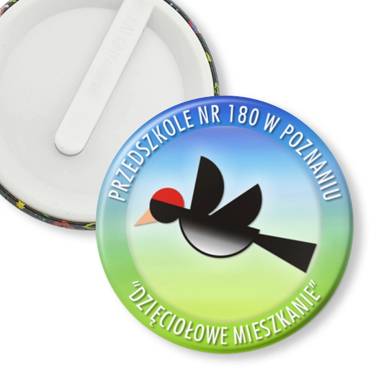przypinka klips Przedszkole nr 180 w Poznaniu