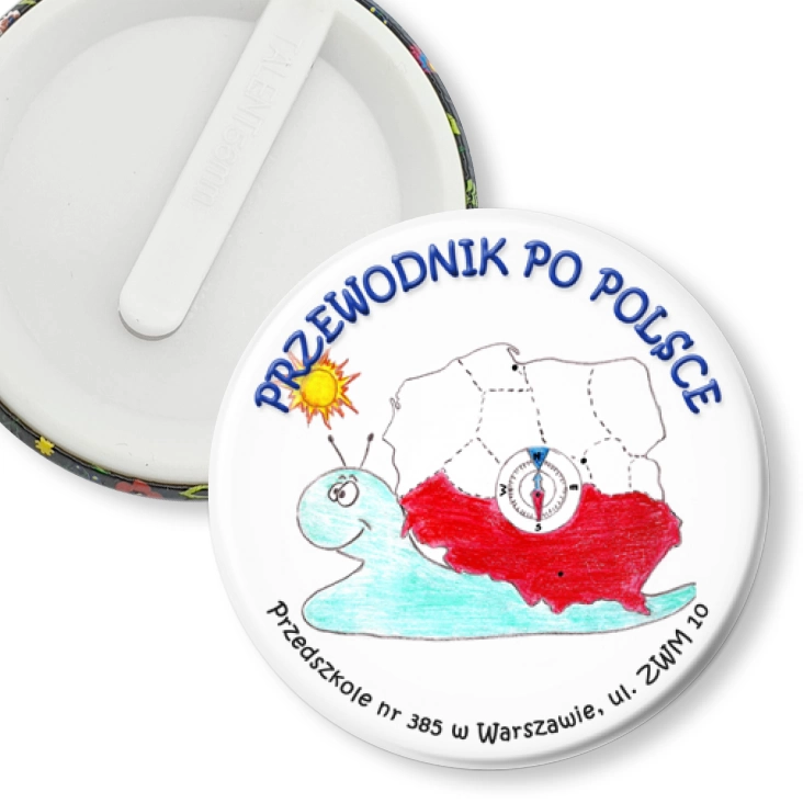 przypinka klips Przewodnik po Polsce