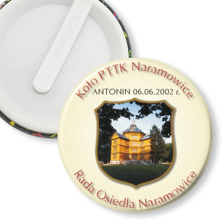 przypinka klips Rada Osiedla Naramowice