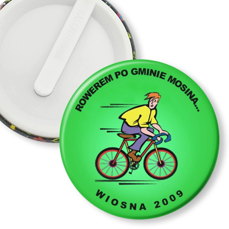 przypinka klips Razem po gminie Mosina...