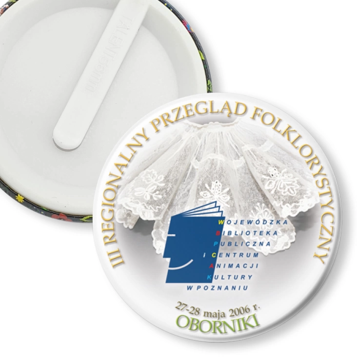 przypinka klips Regionalny Przegląd Folklorystyczny