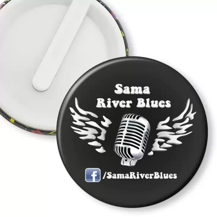 przypinka klips Sama River Blues