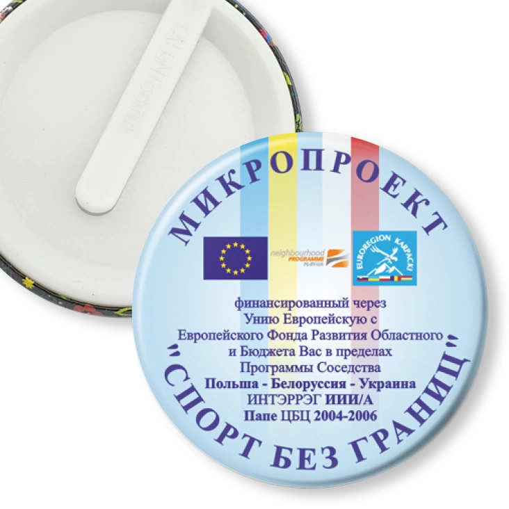przypinka klips Sport bez granic