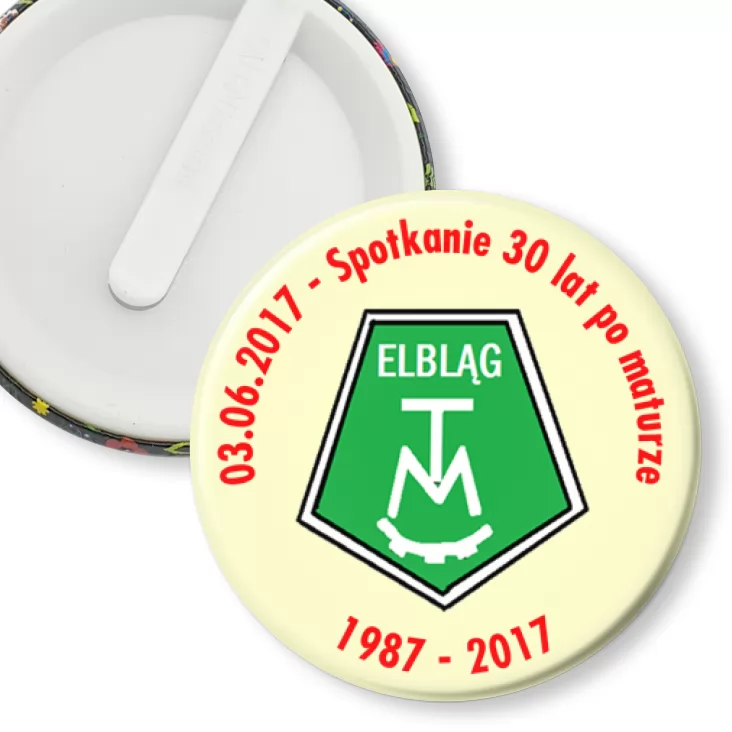 przypinka klips Spotkanie 30 lat po maturze