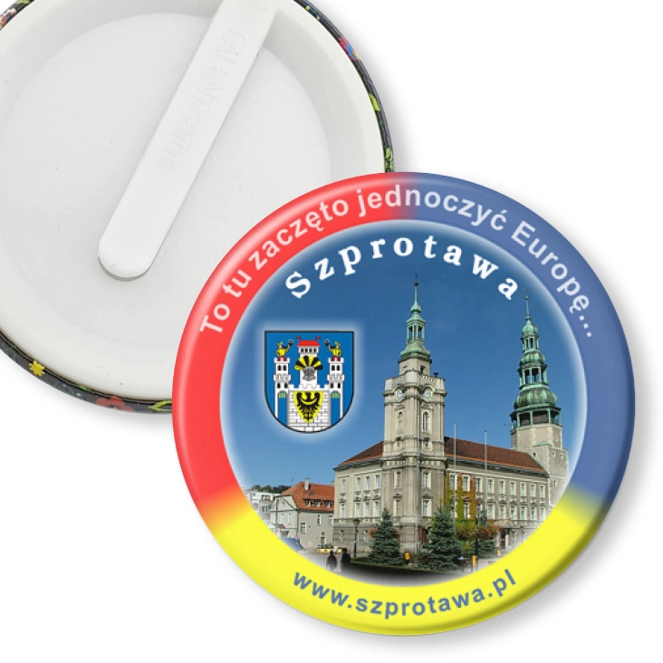 przypinka klips Szprotawa