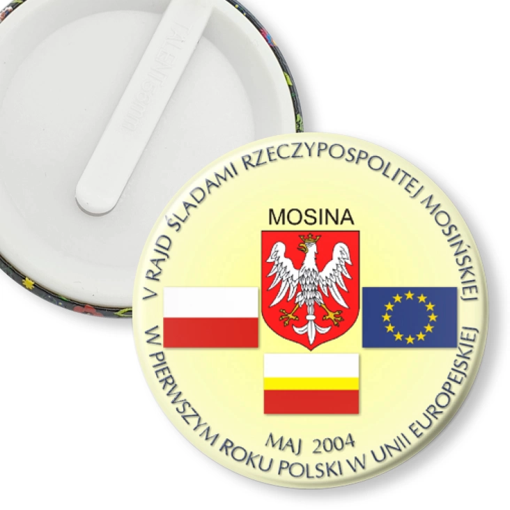 przypinka klips V Śladami Historii Rzeczypospolitej Mosińskiej