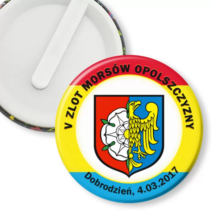 przypinka klips V zlot morsów opolszczyzny 2017