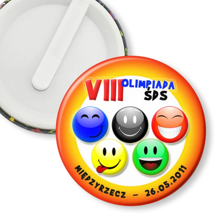 przypinka klips VIII Olimpiada ŚDS
