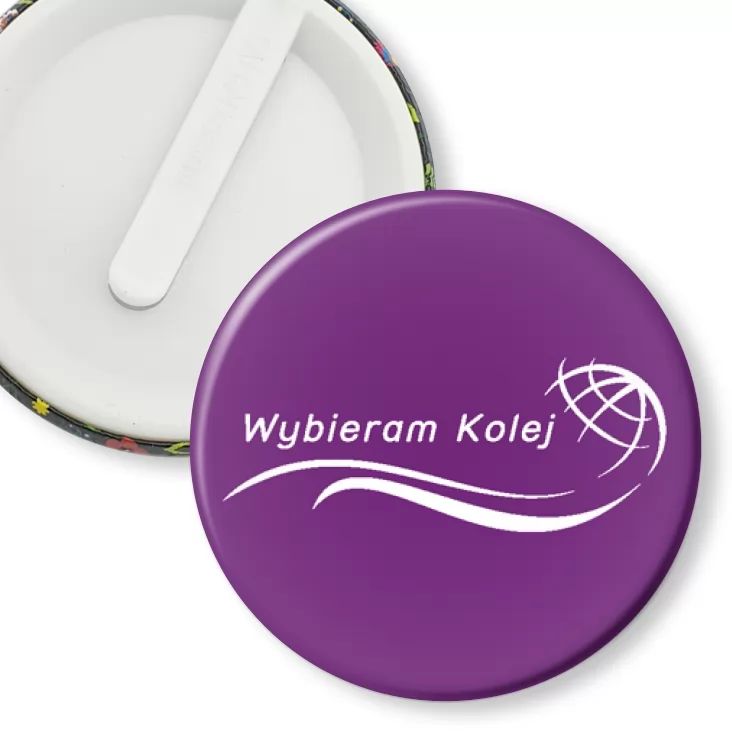 przypinka klips Wybieram kolej A