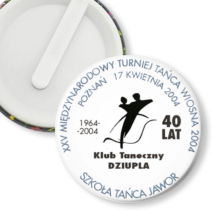 przypinka klips XXV Międzynarodowy Turniej Tańca