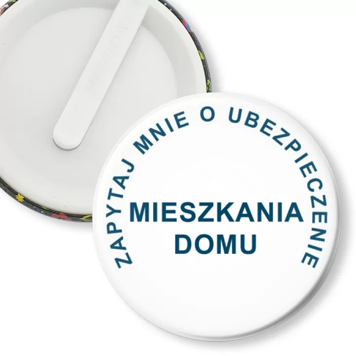 przypinka klips Zapytaj mnie...