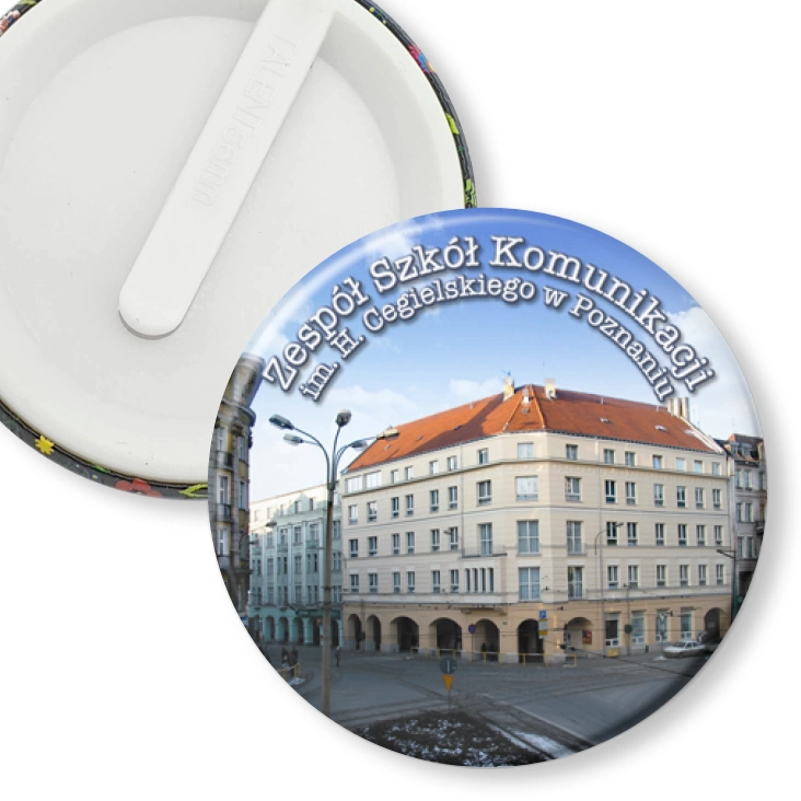 przypinka klips Zespół Szkół Komunikacji