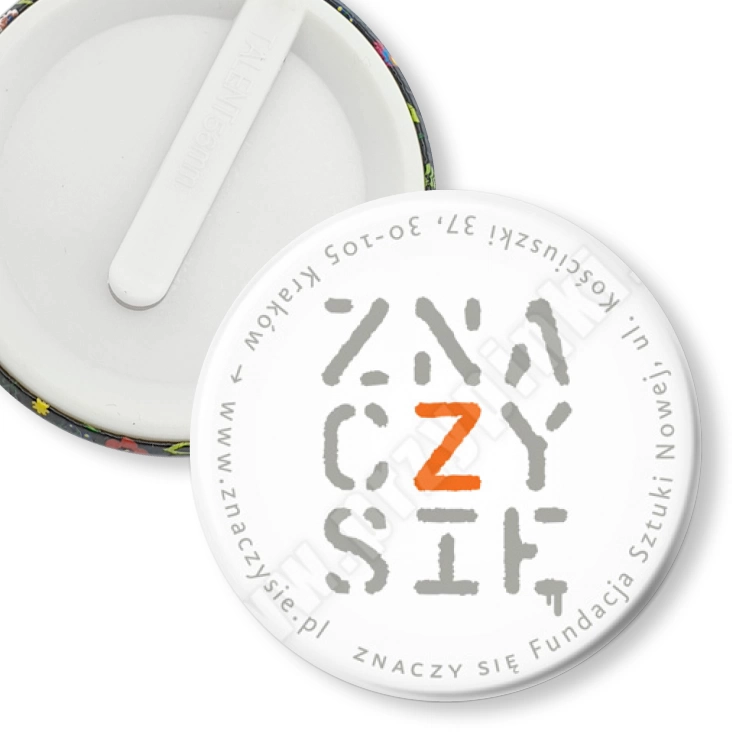 przypinka klips Znaczy Się