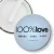 Przypinka klips 100% love