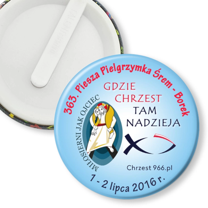 przypinka klips 363. Piesza Pielgrzymka