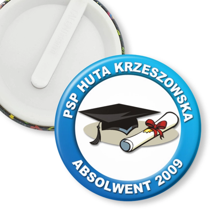przypinka klips Absolwent 2009 - PSP Huta Krzeszowska