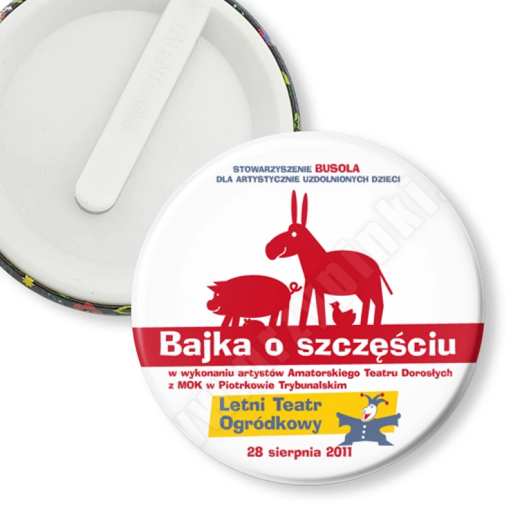 przypinka klips Bajka o szczęściu