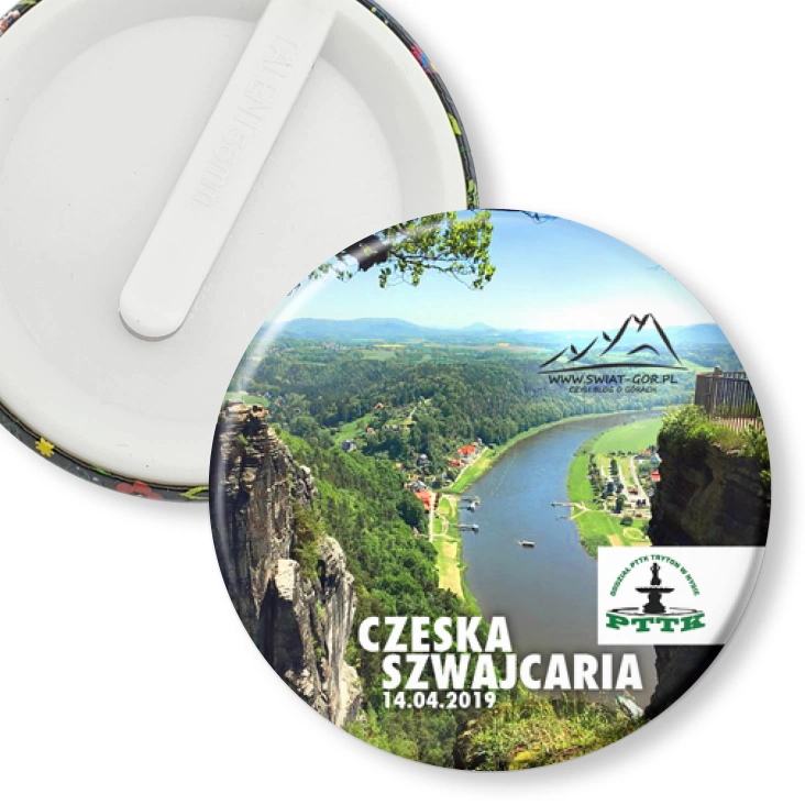 przypinka klips Czeska Szwajcaria