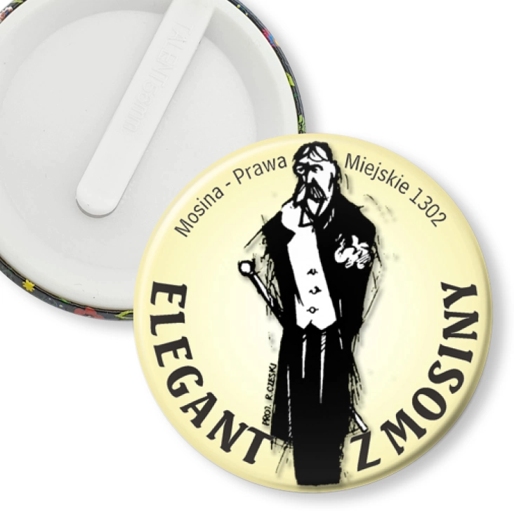 przypinka klips Elegant z Mosiny