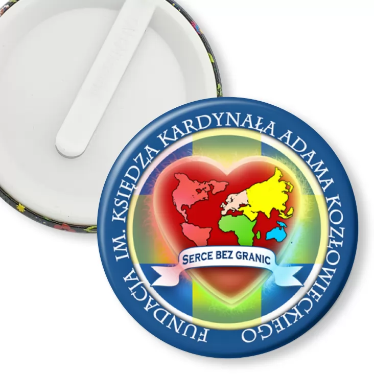 przypinka klips Fundacja im. ks. kardynała A. Kozłowieckiego