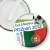Przypinka klips Gra Miejska - Poznań 2012 - Portugalia
