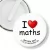 Przypinka klips I love maths - Matura 2013