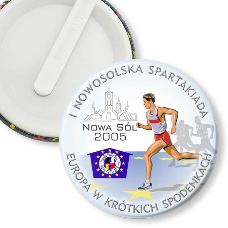 przypinka klips I Nowosolska Spartakiada