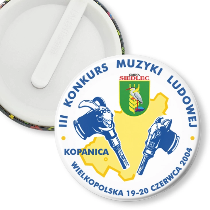 przypinka klips II Konkurs Muzyki Ludowej