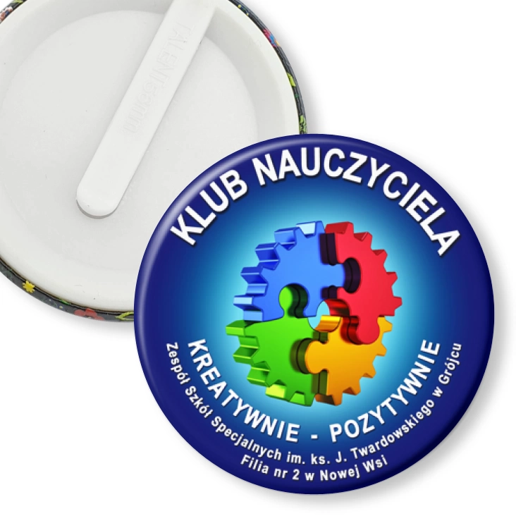 przypinka klips Klub Nauczyciela