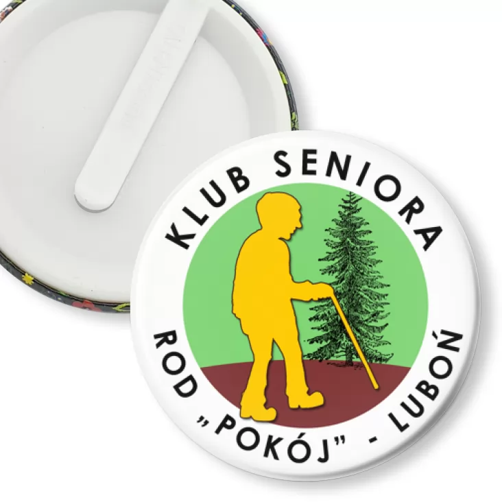 przypinka klips Klub Seniora Luboń