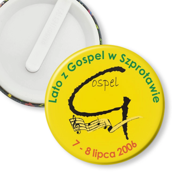 przypinka klips Lato z Gospel w Szprotawie