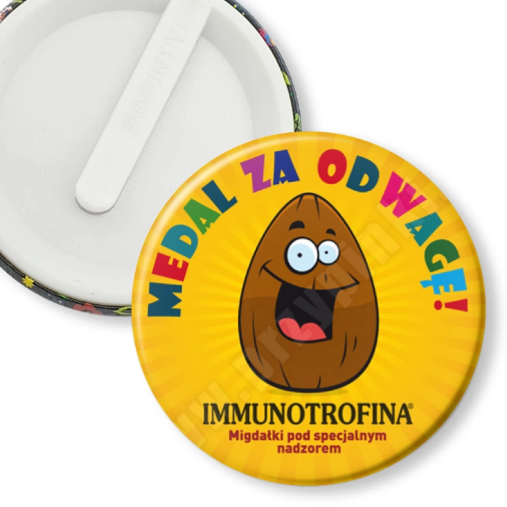 przypinka klips Medal za odwagę