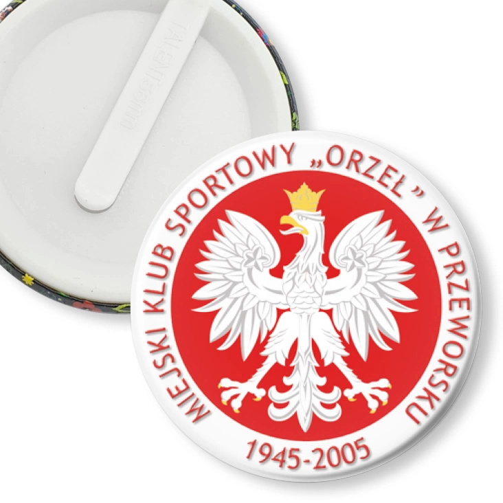 przypinka klips Miejski Klub Sportowy Orzeł w Przeworsku