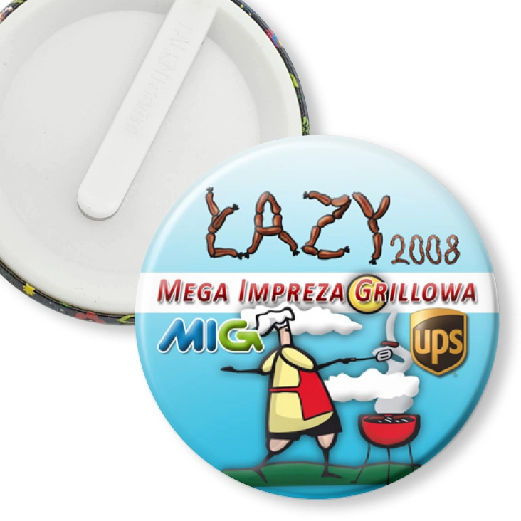 przypinka klips MIG 2008 - Mega Impreza Grillowa