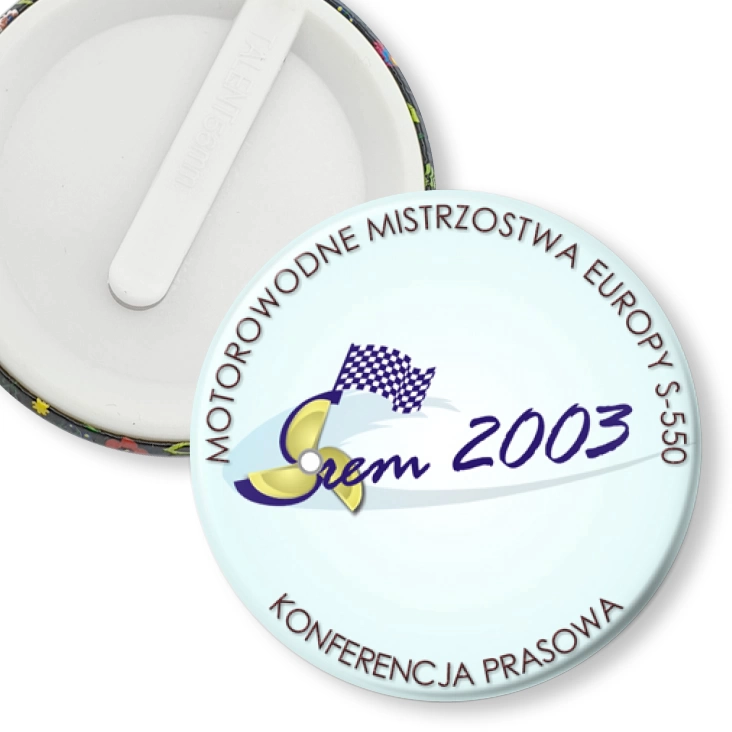 przypinka klips Motorowodne Mistrzostwa Europy S-550