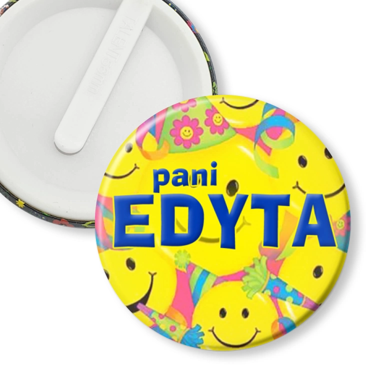 przypinka klips pani Edyta