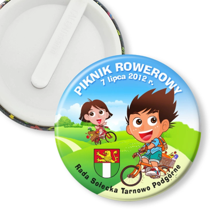 przypinka klips Piknik Rowerowy - Tarnowo Podgórne