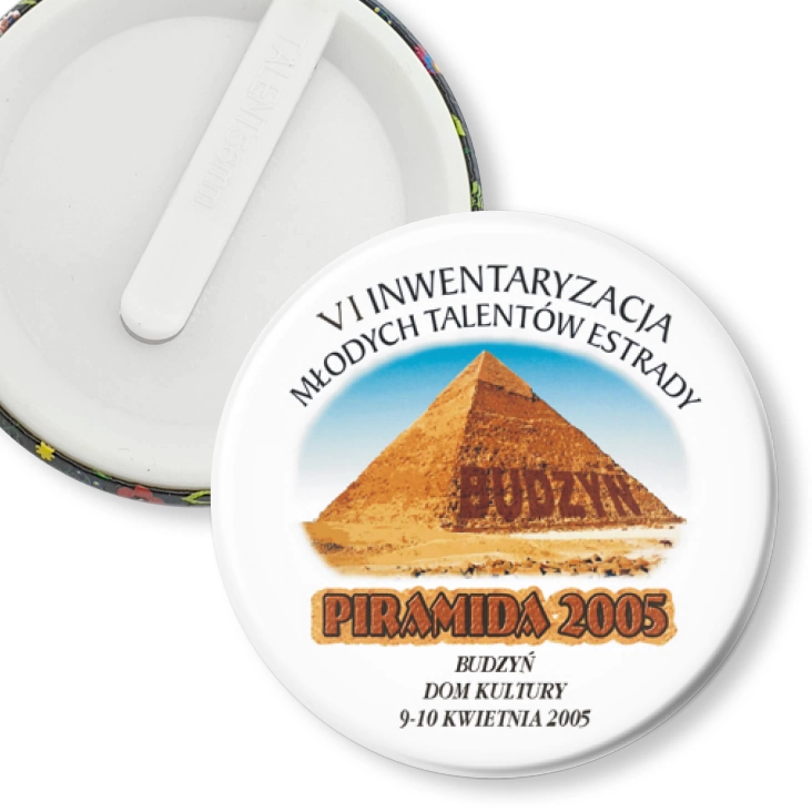 przypinka klips Piramida 2005 - Budzyń