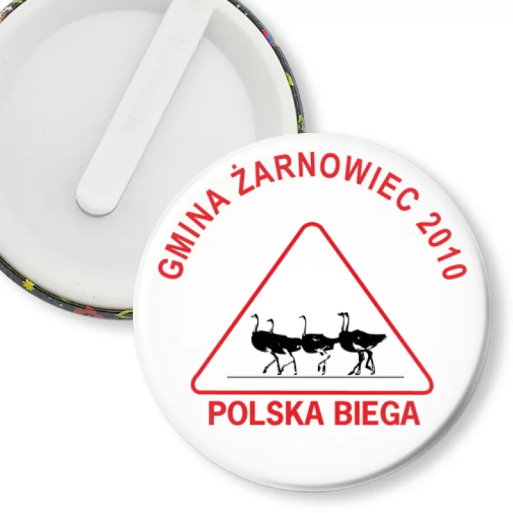 przypinka klips Polska biega Żarnowiec