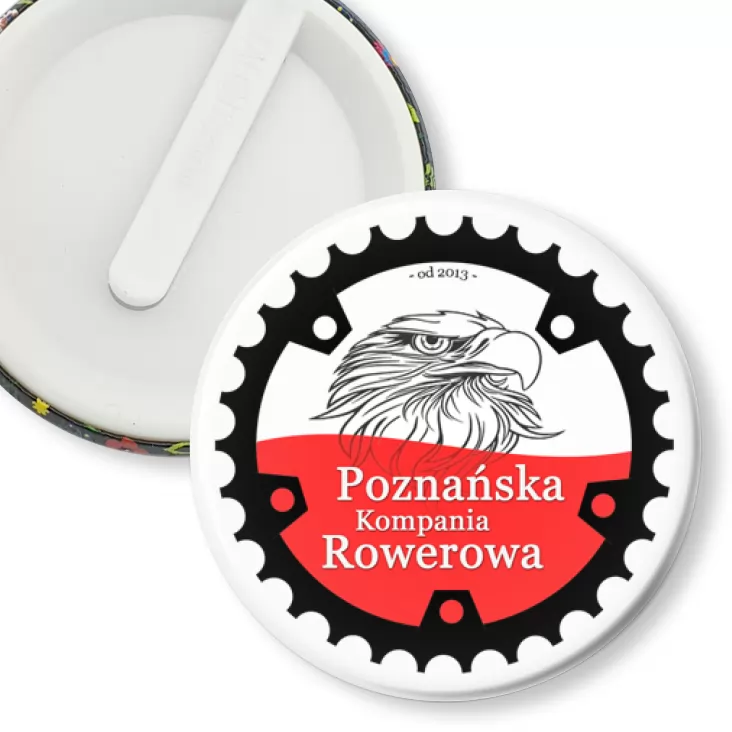 przypinka klips Poznańska Kompania Rowerowa